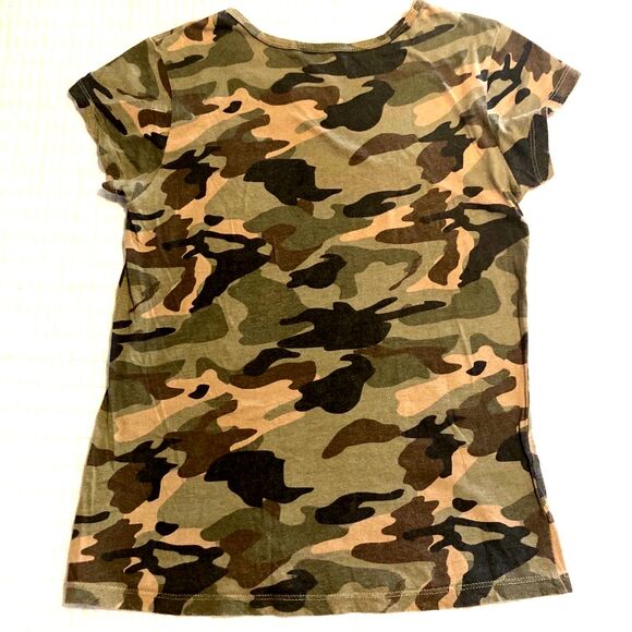 Women's Camo Guess Top Medium - Picture 4 of 4